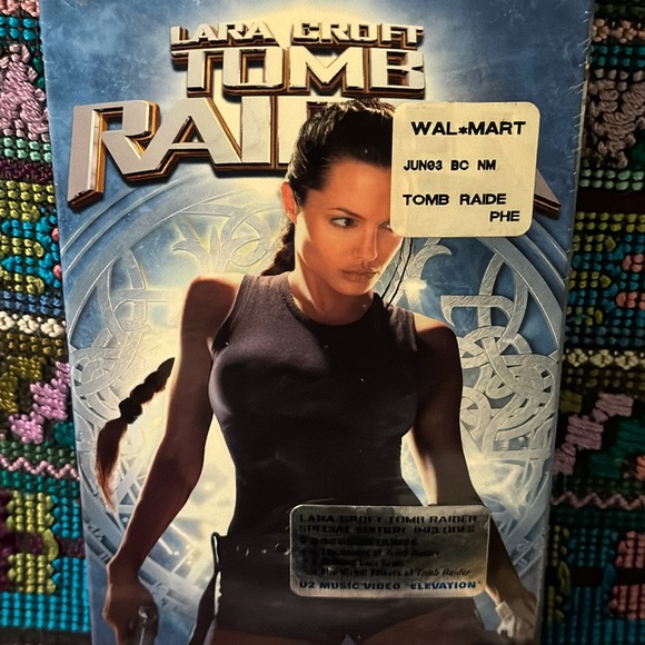 📼 TOMB RAIDER on VHS two video tapes one of them unopened the other used/newish - Picture 7 of 9